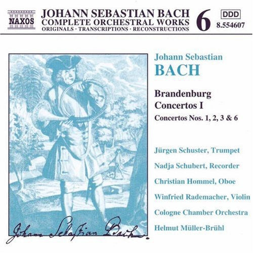 the album cover for Cologne Chamber Orchestra - Brandenburg Concertos I
