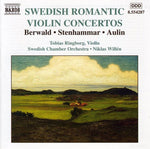 the album cover for Tobias Ringborg - Swedish Romantic Violin Concertos
