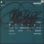 the album cover for Cage - Diary: How To Improve The World