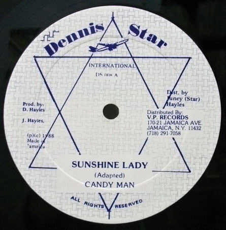 Candy Man / Pliers : Sunshine Lady / Lazy Loving (12")