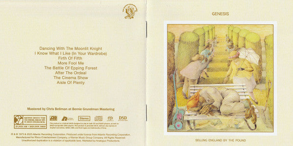 Genesis : Selling England By The Pound (SACD, Hybrid, Album, RE, RM)