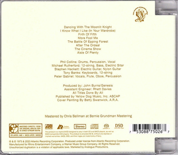 Genesis : Selling England By The Pound (SACD, Hybrid, Album, RE, RM)