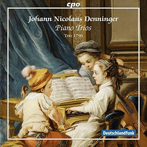 the album cover for Denninger / Trio 1790 - Piano Trios