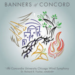 the album cover for Stamp / Concordia University Chicago Wind Symphony - Banners of Concord