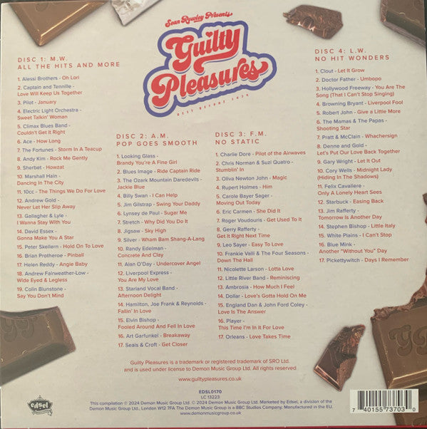 Sean Rowley (2) : Guilty Pleasures (Best Before 1979) (4xCD, Comp, Ltd)