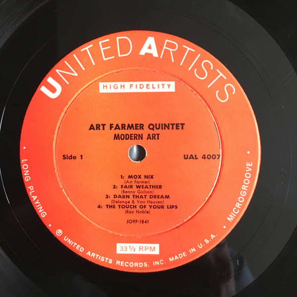 Art Farmer : Modern Art (LP, Album, Mono)