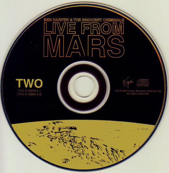Ben Harper & The Innocent Criminals : Live From Mars (2xCD, Album)