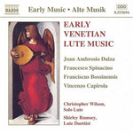 the album cover for Christopher Wilson - Early Venetian Lute Works