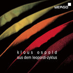 the album cover for Ospald / Peter Hirsch / Huber,Rupert - Aus Dem Leopardi-Zyklus