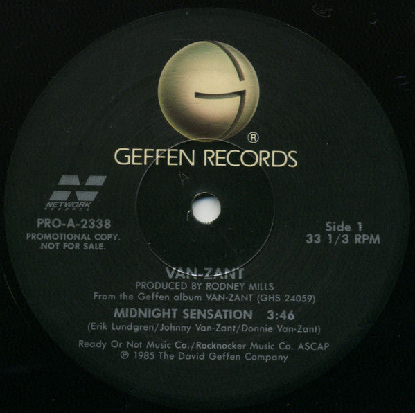 Van-Zant : Midnight Sensation (12", Promo)