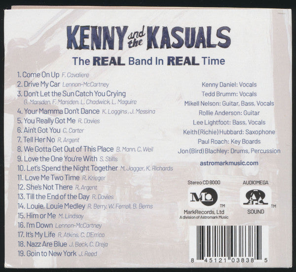 Kenny & The Kasuals : Real Live / The Real Band In Real Time (CD)