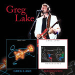 the album cover for Greg Lake - Greg Lake / Manouevres