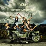 the album cover for Gloria Story - Greetings from Electric Wastelands