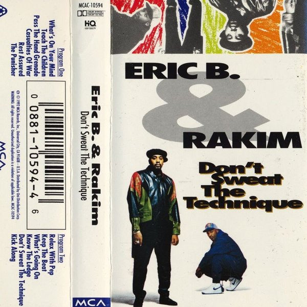 Eric B. & Rakim : Don't Sweat The Technique (Cass, Album)