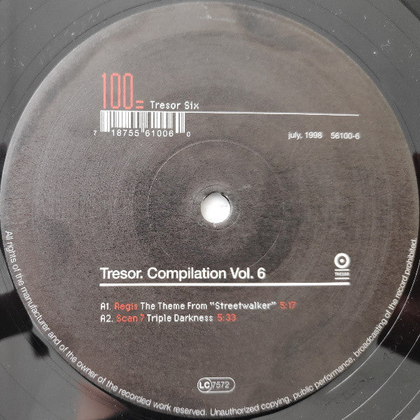Various : Tresor Compilation Vol. 6 (2x12", Comp)