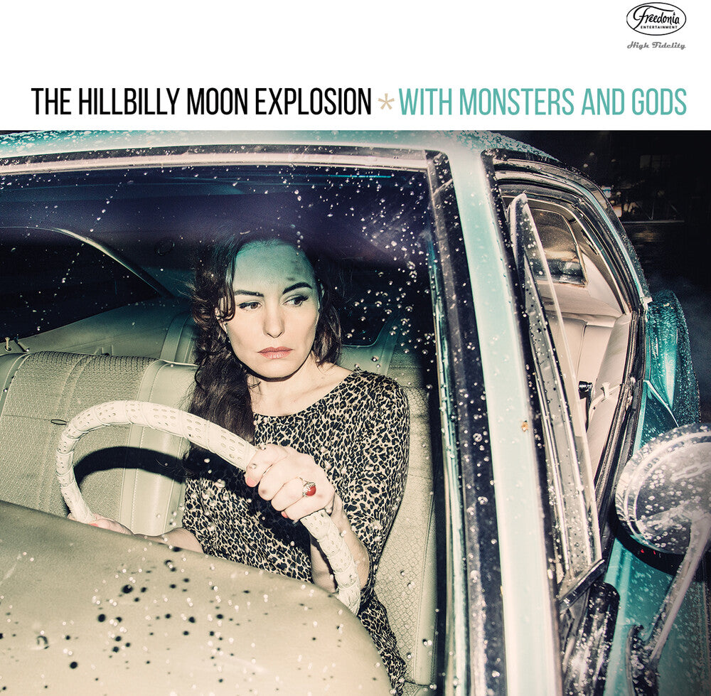 the album cover for Hillbilly Moon Explosion - With Monsters & Gods
