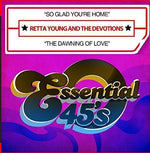 the album cover for Retta Young - So Glad You're Home / the Dawning of Love
