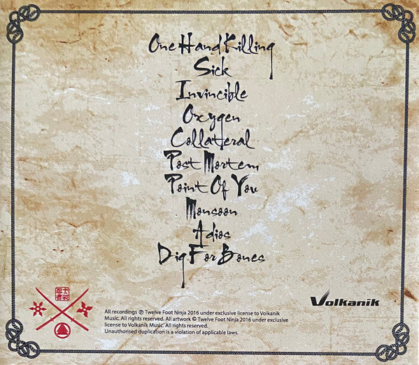 Twelve Foot Ninja : Outlier (CD, Album)