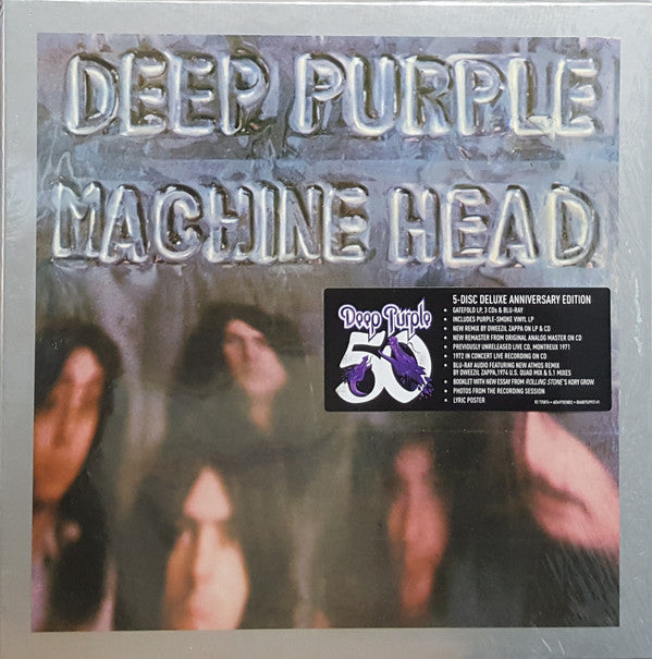 Deep Purple : Machine Head (LP, Album, RE, Rem + CD, Album, RE, RM, Rem + 2xCD)