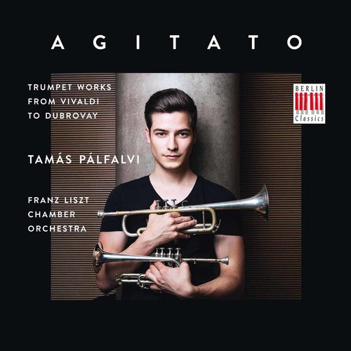 the album cover for Araia / Palfalvi / Franz Liszt Chamber Orchestra - Tamas Palfalvi - Agitato