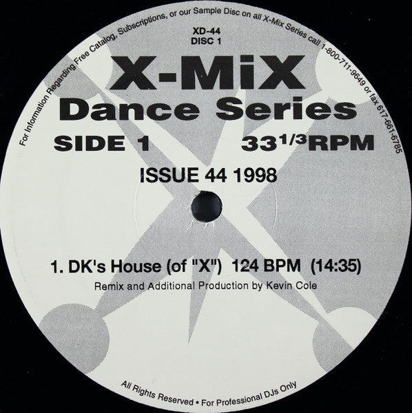 Various : X-Mix Dance Series 44 (2x12", Promo)