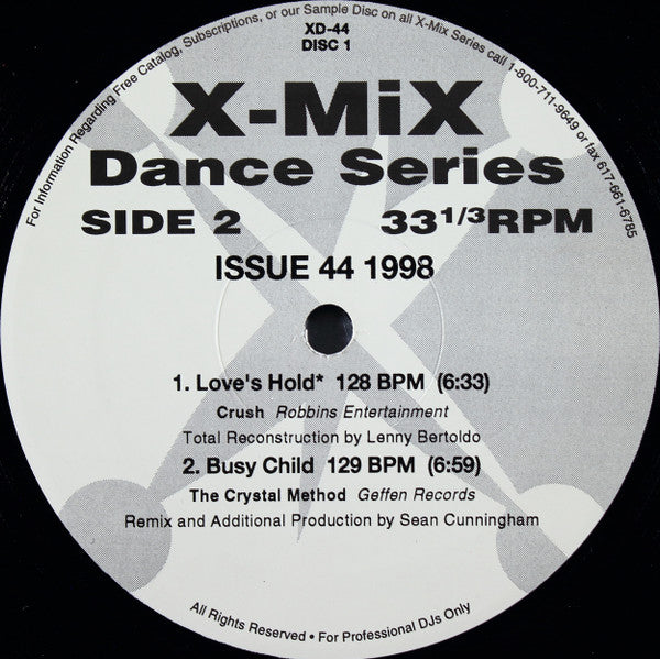 Various : X-Mix Dance Series 44 (2x12", Promo)
