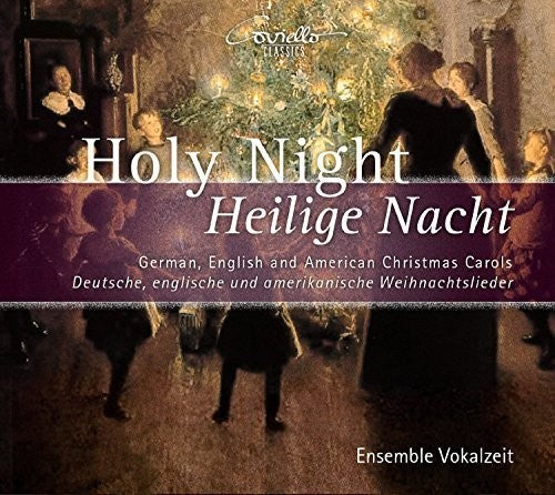 the album cover for Adam / Ensemble Vokalzeit - Holy Night - German, English & American Christmas Carols