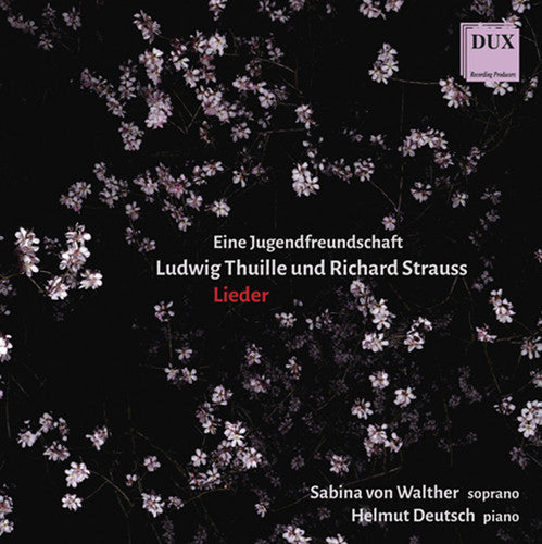 the album cover for Strauss / Von Sabina Walther / Deutsch,Helmut - Eine Jugendfreundschaft