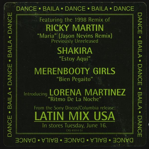 Various : Selections From Latin Mix USA (12", Promo)