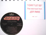 Jeff Paris : I Can't Let Go (12", Promo)