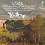 the album cover for Liszt / Alfred Brendel - Fantasia & Fugue on Bach / Variations on Weinen