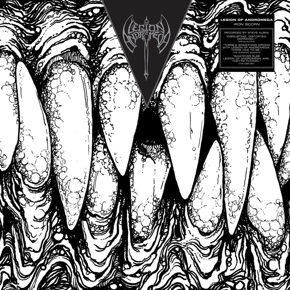 the album cover for Legion Of Andromeda - Iron Scorn