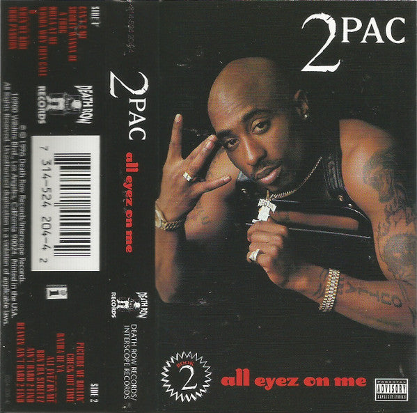 2Pac : All Eyez On Me (2xCass, Album)