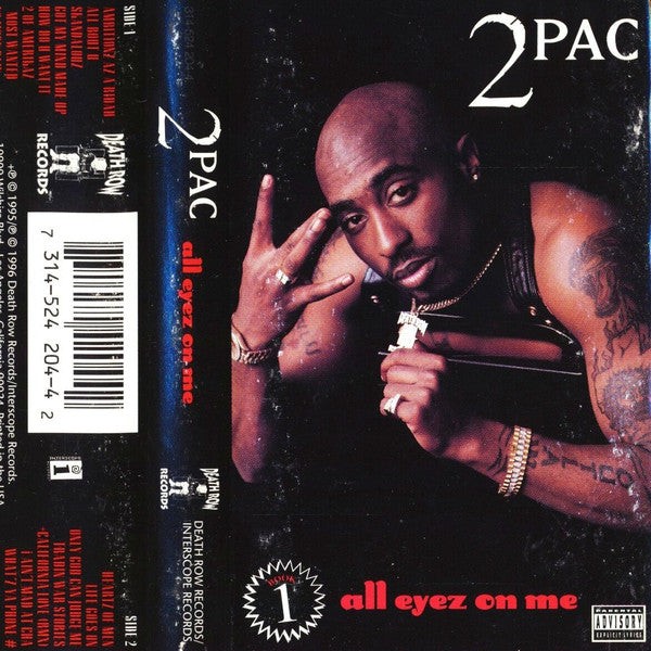 2Pac : All Eyez On Me (2xCass, Album)