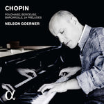 the album cover for Nelson Goerner - Chopin: Piano Works