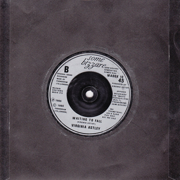 The The / Virginia Astley : Flesh And Bones / Waiting To Fall (7", Promo)
