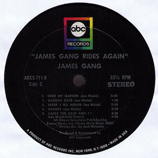 James Gang : James Gang Rides Again (LP, Album, Gat)