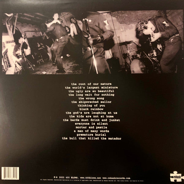 400 Blows (2) : Black Rainbow (2x12", Album, RE)