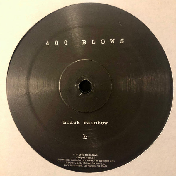400 Blows (2) : Black Rainbow (2x12", Album, RE)