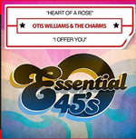 the album cover for Otis Williams & The Charms - Heart of a Rose / I Offer You