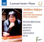 the album cover for Brahms / Akihiro Sakiya - Piano Recital - Akihiro Sakiya