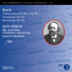 the album cover for M Bruch / Lieback,Jack / Brabbins,Martyn - Romantic Violin Concerto 19