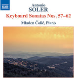 the album cover for Soler / Colic - Antonio Soler: Keyboard Sonatas Nos. 57-62