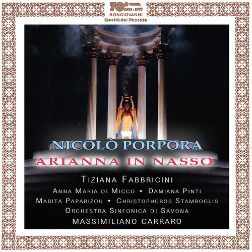 the album cover for Porpora / Fabbricini / Orch Sinfonica Di Savona - Porpora: Arianna in Nasso