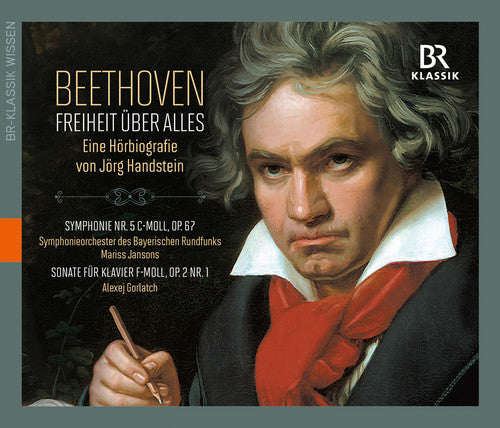 the album cover for Beethoven / Symphonieorchester Des Bayersichen - Beethoven: Freiheit uber Alles