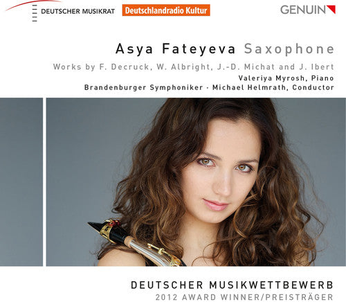 the album cover for Albright / Fateyeva / Brandenburger Symphoniker - Saxophone