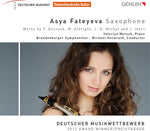 the album cover for Albright / Fateyeva / Brandenburger Symphoniker - Saxophone