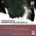 the album cover for Schubert / Shostakovich / Konzerthaus Chamber Orch - Chamber Symphonies