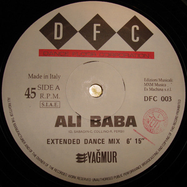 Yağmur : Ali Baba (12")