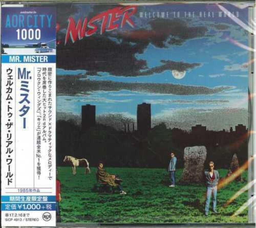 the album cover for Mr Mister - Welcome To The Real World (incl. 3 bonus tracks)